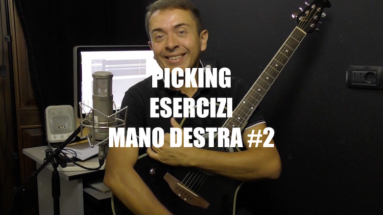 Lezioni di chitarra: picking-esercizi per la mano destra #2